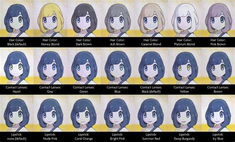 all hairstyles pokemon sun|pokemon ultra sun outfits.